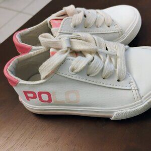 Polo sneakers for little girls
